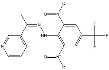 1-(3-pyridyl)ethan-1-one 1-[2,6-dinitro-4-(trifluoromethyl)phenyl]hydrazone