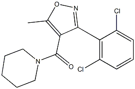 [3-(2,6-dichlorophenyl)-5-methyl-4-isoxazolyl](piperidino)methanone