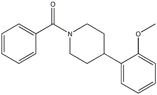 [4-(2-methoxyphenyl)piperidino](phenyl)methanone 结构式