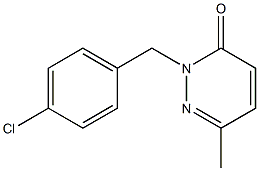 2-(4-chlorobenzyl)-6-methyl-2,3-dihydropyridazin-3-one,,结构式