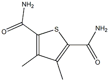 3,4-dimethylthiophene-2,5-dicarboxamide 结构式