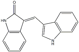 3-(1H-indol-3-ylmethylidene)indolin-2-one Struktur