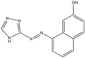 8-[2-(4H-1,2,4-triazol-3-yl)diaz-1-enyl]-2-naphthol