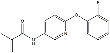 N1-[6-(2-fluorophenoxy)-3-pyridyl]-2-methylacrylamide