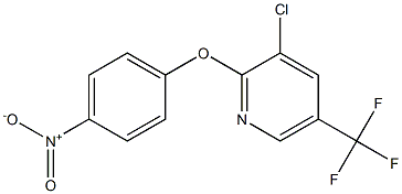 3-chloro-2-(4-nitrophenoxy)-5-(trifluoromethyl)pyridine Struktur