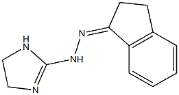 indan-1-one 1-(4,5-dihydro-1H-imidazol-2-yl)hydrazone Structure