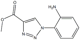 methyl 1-(2-aminophenyl)-1H-1,2,3-triazole-4-carboxylate