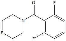 (2,6-difluorophenyl)(1,4-thiazinan-4-yl)methanone 结构式