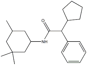 N1-(3,3,5-trimethylcyclohexyl)-2-cyclopentyl-2-phenylacetamide