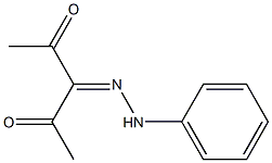 2,3,4-pentanetrione 3-(N-phenylhydrazone) 化学構造式