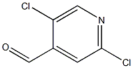 2,5-dichloroisonicotinaldehyde 化学構造式