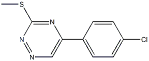 5-(4-chlorophenyl)-3-(methylthio)-1,2,4-triazine