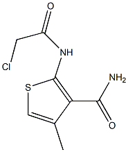 2-[(2-chloroacetyl)amino]-4-methylthiophene-3-carboxamide Structure