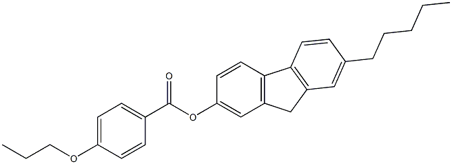 7-pentyl-9H-fluoren-2-yl 4-propoxybenzoate|