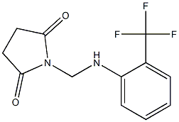 1-{[2-(trifluoromethyl)anilino]methyl}pyrrolidine-2,5-dione|