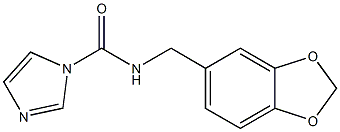 N-(1,3-benzodioxol-5-ylmethyl)-1H-imidazole-1-carboxamide Structure