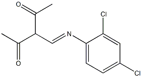 3-{[(2,4-dichlorophenyl)imino]methyl}pentane-2,4-dione|