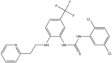  N-(2,5-dichlorophenyl)-N'-[2-{[2-(2-pyridyl)ethyl]amino}-5-(trifluoromethyl)phenyl]thiourea