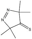 3,3,5,5-tetramethyl-4,5-dihydro-3H-pyrazole-4-thione 化学構造式