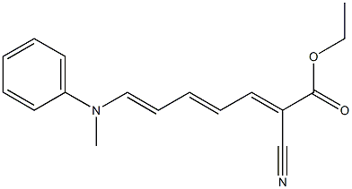  ethyl 2-cyano-7-(methylanilino)hepta-2,4,6-trienoate