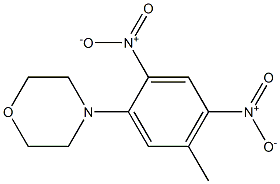 4-(5-methyl-2,4-dinitrophenyl)morpholine Struktur