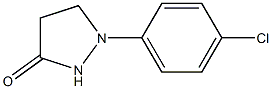 1-(4-chlorophenyl)pyrazolidin-3-one 结构式