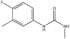 N-(4-fluoro-3-methylphenyl)-N'-methylurea Structure