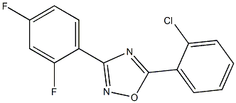 5-(2-chlorophenyl)-3-(2,4-difluorophenyl)-1,2,4-oxadiazole