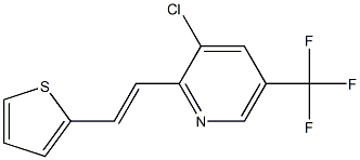 3-chloro-2-[2-(2-thienyl)vinyl]-5-(trifluoromethyl)pyridine|