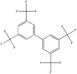 3,3',5,5'-tetrakis(trifluoromethyl)-1,1'-biphenyl Struktur