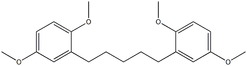 2-[5-(2,5-dimethoxyphenyl)pentyl]-1,4-dimethoxybenzene