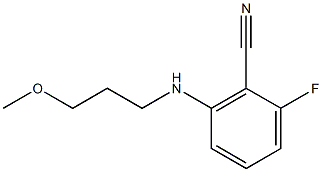 2-fluoro-6-[(3-methoxypropyl)amino]benzonitrile