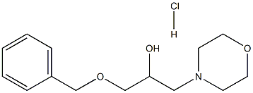 1-(benzyloxy)-3-morpholino-2-propanol hydrochloride Structure