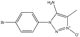 4-amino-3-(4-bromophenyl)-5-methyl-3H-1,2,3-triazol-1-ium-1-olate Structure