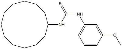 N-cyclododecyl-N'-(3-methoxyphenyl)thiourea|