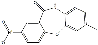 7-methyl-2-nitrodibenzo[b,f][1,4]oxazepin-11(10H)-one,,结构式