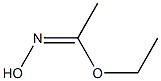 Ethyl N-hydroxyacetimidate, tech. Struktur