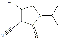 4-hydroxy-1-isopropyl-2-oxo-2,5-dihydro-1H-pyrrole-3-carbonitrile Structure