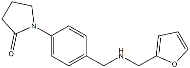 1-(4-{[(furan-2-ylmethyl)amino]methyl}phenyl)pyrrolidin-2-one|