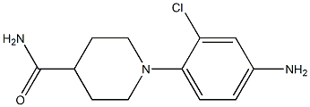 1-(4-amino-2-chlorophenyl)piperidine-4-carboxamide Structure