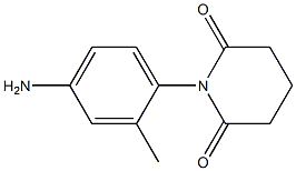 1-(4-amino-2-methylphenyl)piperidine-2,6-dione Structure