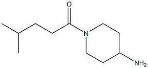 1-(4-aminopiperidin-1-yl)-4-methylpentan-1-one 化学構造式