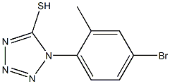 1-(4-bromo-2-methylphenyl)-1H-1,2,3,4-tetrazole-5-thiol Structure