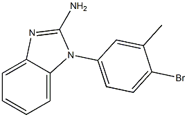 1-(4-bromo-3-methylphenyl)-1H-1,3-benzodiazol-2-amine Structure