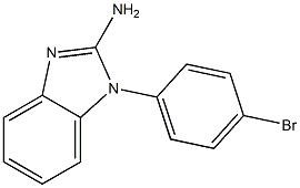 1-(4-bromophenyl)-1H-1,3-benzodiazol-2-amine Structure