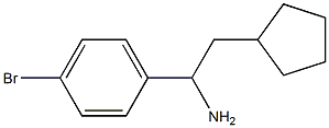 1-(4-bromophenyl)-2-cyclopentylethanamine Structure