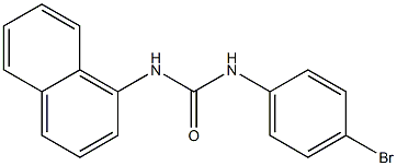 1-(4-bromophenyl)-3-naphthalen-1-ylurea Structure