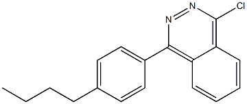 1-(4-butylphenyl)-4-chlorophthalazine Struktur