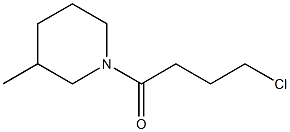 1-(4-chlorobutanoyl)-3-methylpiperidine 结构式