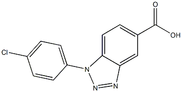  1-(4-chlorophenyl)-1H-1,2,3-benzotriazole-5-carboxylic acid